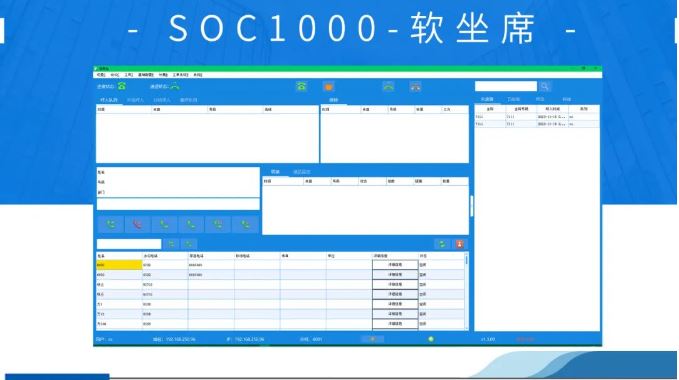 【产品先容】9博体育通讯SOC1000软座席系统